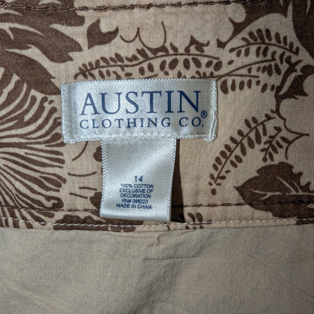 100% Cotton Neutral Floral Skirt - Picture 6 of 7